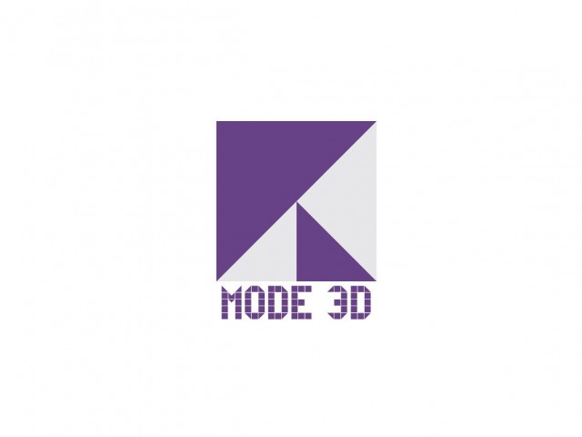Logotipo Rmode 3D - design de logomarca